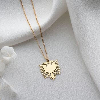 Heritage Albanian Eagle Necklace, 5 of 9