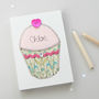Personalised Cupcake Embroidered Notepad, thumbnail 3 of 4