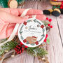 Baby’s First Christmas Ceramic Ornament, thumbnail 5 of 7