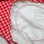 White And Red Beaded Necklace, thumbnail 3 of 6