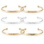Personalised Men's Handwriting Torque Bracelet, thumbnail 2 of 5