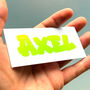 Personalised Kids Graffiti Name Sticker For Parties, thumbnail 6 of 8