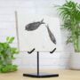 Xl Knightia Alta Fish Bespoke Steel Stand Real Authentic Dinosaur Fossil Natural History Interior Design Home Decor Display Gift Ornament, thumbnail 2 of 5