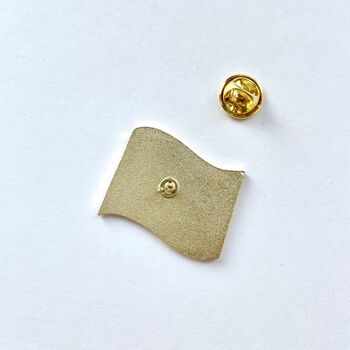 UK Flag Enamel Pin, Gift For Her, English Flag Patriotic Pin, 7 of 12