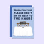 The Knobs Wedding Card | Engagement Card | RSVP Card, thumbnail 3 of 3