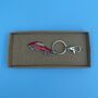Classic Red Sports Car Keyring, thumbnail 4 of 4