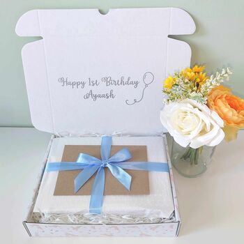 First Birthday Boy Peter Rabbit Gift Box, 2 of 10