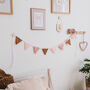 Pink Felt Bunting Girls Nursery Decor, thumbnail 1 of 6