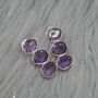 Purple Amethyst Earrings: February Birthstone, thumbnail 3 of 8