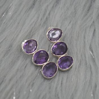 Purple Amethyst Earrings: February Birthstone, 3 of 8