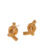 Knot Stud Earrings, thumbnail 2 of 3