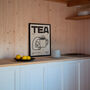 Tea Hand Drawn Illustration Kitchen Wall Art, thumbnail 3 of 9