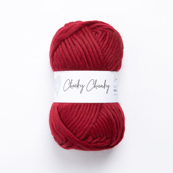 Cheeky Chunky Merino Wool Yarn 100g Ball, 9 of 12