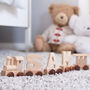 Personalised Natural Wooden Train, thumbnail 1 of 7