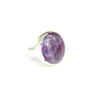 Purple Amethyst Gemstone Ring Set In Sterling Silver, thumbnail 1 of 4