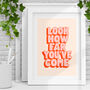Look How Far You've Come Motivational Print, thumbnail 1 of 2