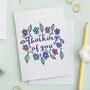 Thinking Of You Card, thumbnail 1 of 4
