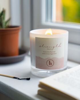 'Strength' A Woody, Earthy Scented Candle, 5 of 5