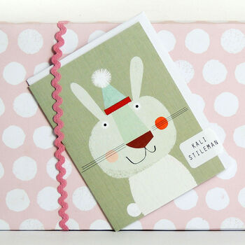 Mini Rabbit Greetings Card, 2 of 5
