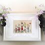 Personalised Family Picture Portrait Embroidery, thumbnail 11 of 12