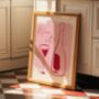 Wine Not Wall Art Print Kitchen Disco, thumbnail 6 of 6