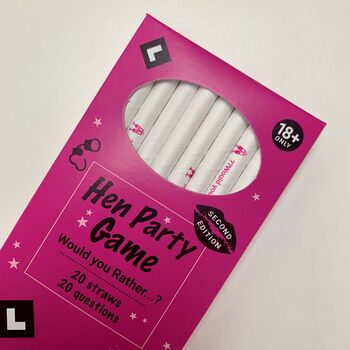 'Would You Rather' Hen Party Straw Game 2nd Edition 18+, 3 of 6