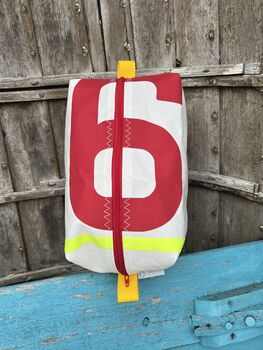 Large Recycled Sailcloth Wash Bag, 4 of 9