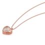 Floating Heart Memory Locket 18 K Rose Gold Plate, thumbnail 2 of 9