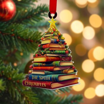 Book Christmas Tree Decoration, 4 of 9