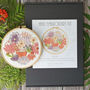 Blooms Embroidery Kit, thumbnail 1 of 8