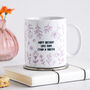 Mother, Personalised Floral Mother's Day Mug, thumbnail 2 of 3