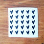 Tiny Black Heart Stickers, thumbnail 1 of 2