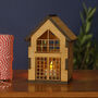 Personalised Christmas House Tea Light Holder, thumbnail 3 of 6