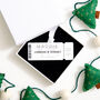 Personalised Plane Ticket Voucher Bauble Decoration, thumbnail 2 of 7