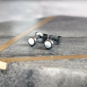 Tiny Dot Sterling Silver Stud Earrings, 3 of 6