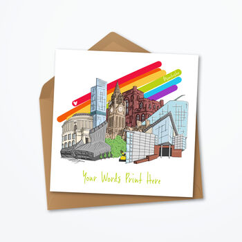 Personalised Manchester Greeting Card, 2 of 4