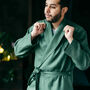 Men's Linen Robe, thumbnail 9 of 12