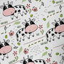Cow Wrapping Paper Roll Or Folded, thumbnail 2 of 2