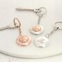 Personalised 80th Birthday Farthing Coin Locket Keyring, thumbnail 5 of 7
