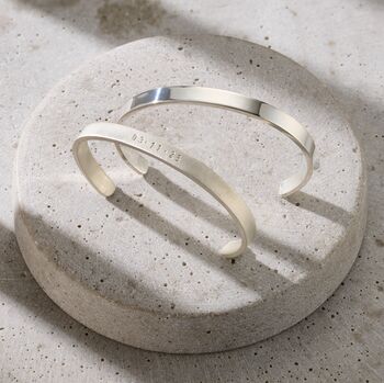 Personalised Men's Cuff Bangle, 5 of 10