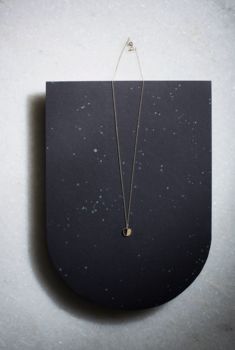 Mini Demi Lune Disc Pendant Necklace, 5 of 8