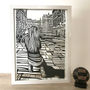 'Cambridge Street Photographer' Handmade Papercut, thumbnail 1 of 4
