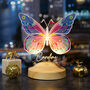 Night Lamp, Butterfly Lamp, Personalised Gift For Her, thumbnail 1 of 5