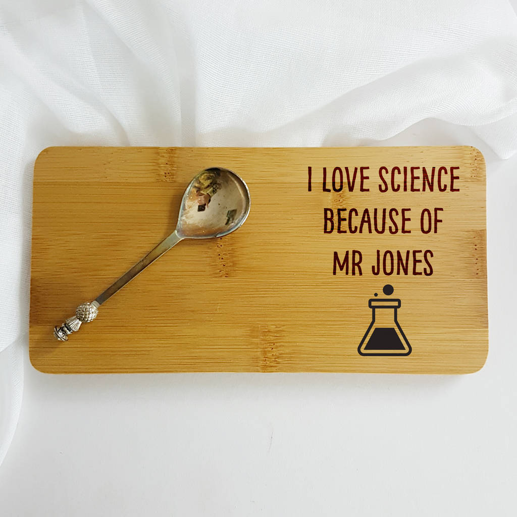 Personalised Science Teacher Coaster Gift By aFewHomeTruths