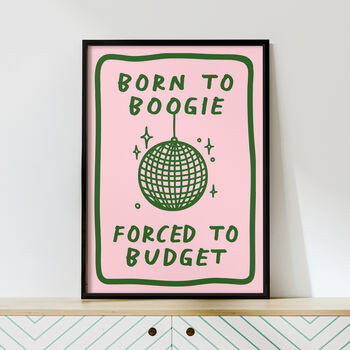 'Born To Boogie' Print, 4 of 5