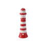 Red Lighthouse Nautical Ceramic Light Pull Handle, thumbnail 1 of 2