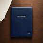 Personalised Hand Bound Leather Wine Cellar Book, thumbnail 1 of 6
