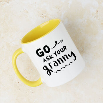 Go Ask Your Grandma And Go Ask Your Grandad Mug Set, 3 of 8