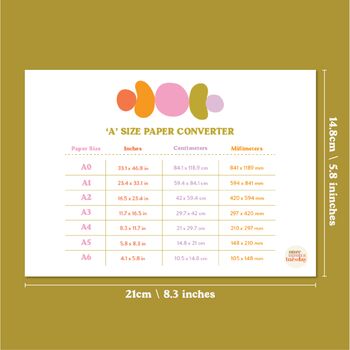 Paper Converter Print 'A' Size | A5 Print, 3 of 5