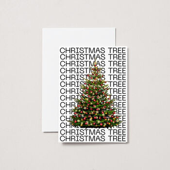 Christmas Tree Christmas Card, 2 of 2